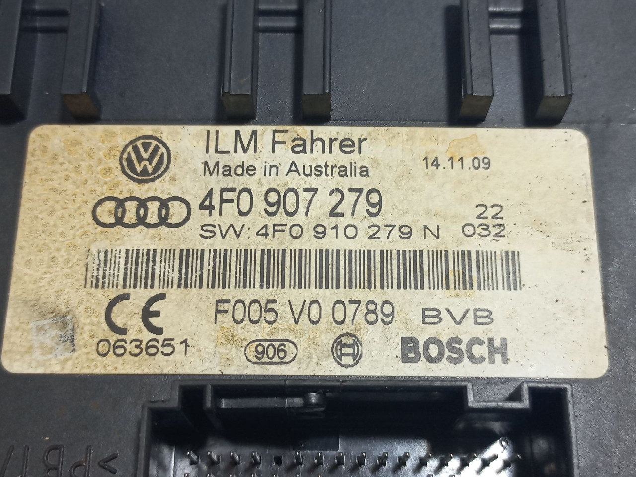 KOMFORT ELEKTRONIKA FORD FIESTA > 99-02 4F0907279