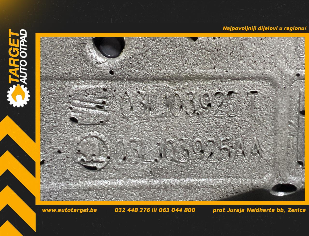 DIJELOVI POKLOPAC MOTORA VW PASSAT B7 > 10-14 03L103925T