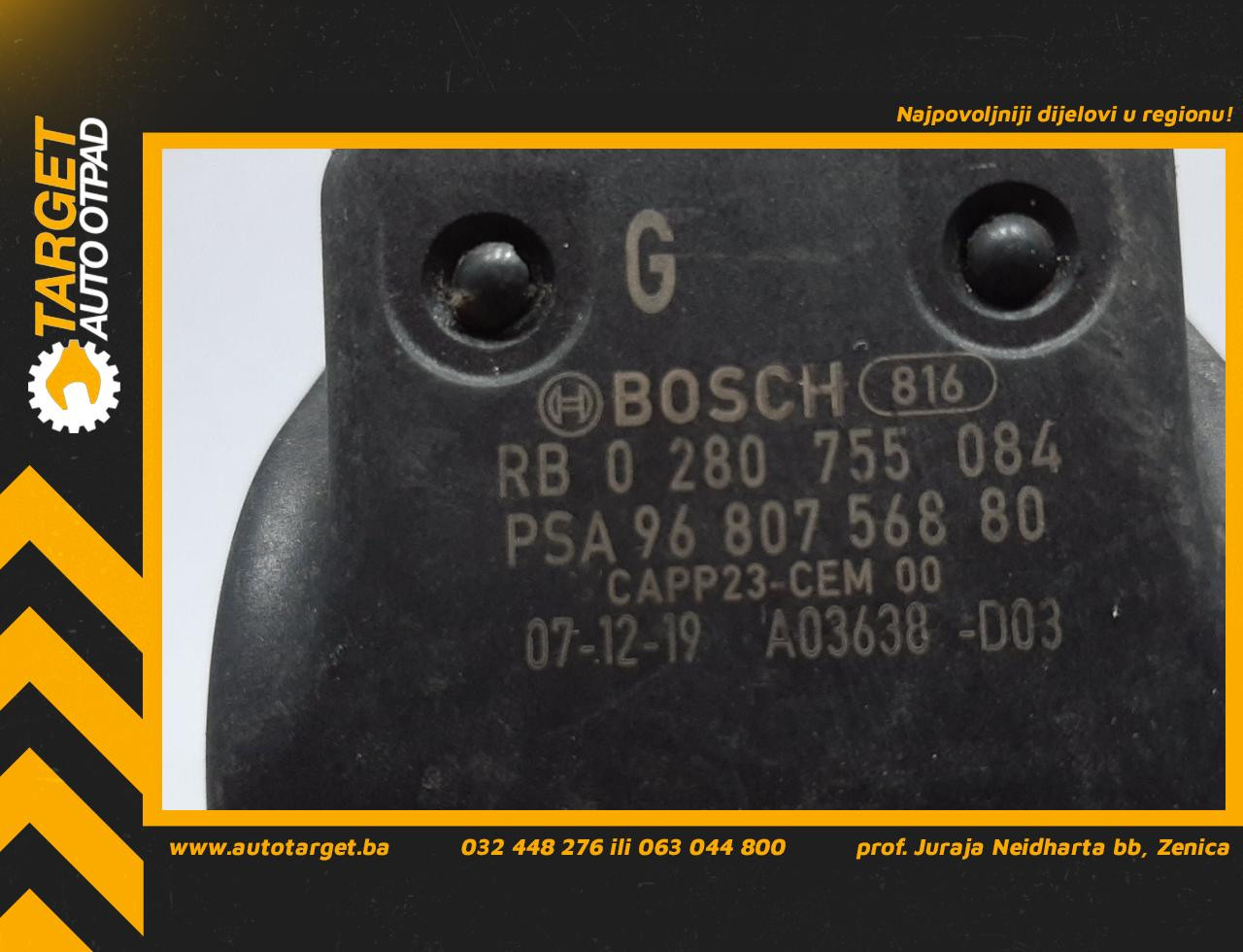 DIJELOVI PAPUCICA GASA PEUGEOT 307 > 01-05 0280755084