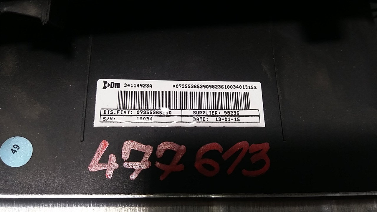 DIJELOVI AIRBAG SUVOZACA FIAT QUBO > 17- 34114923