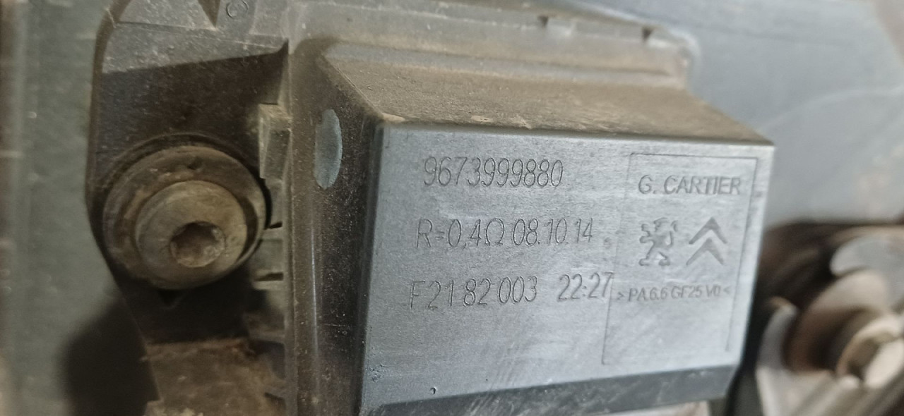 DIJELOVI ELEKTRONIKA REOSTAT PEUGEOT 3008 > 13-16 9673999880
