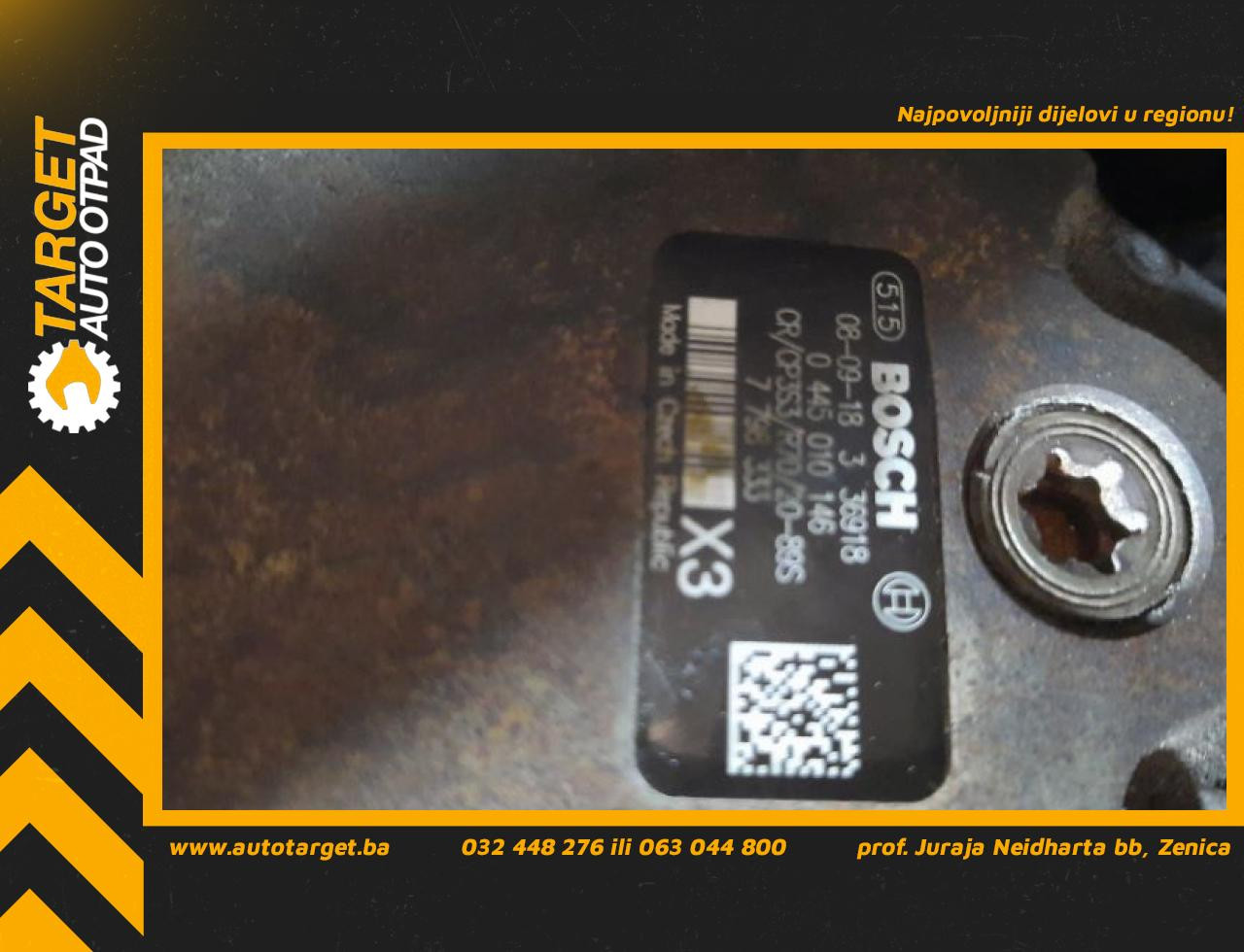 PUMPA VISOKOG PRITISKA BMW SERIJA 3 (E90/E91) > 05-09 0445010146