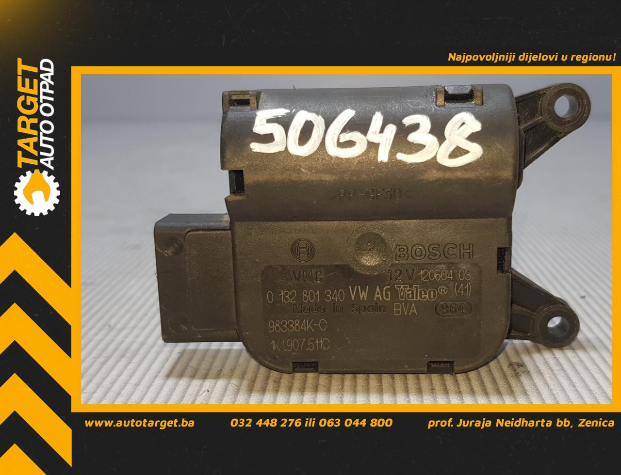 MOTORIC VENTILATORA VW GOLF 5 > 03-08 1K1907511C