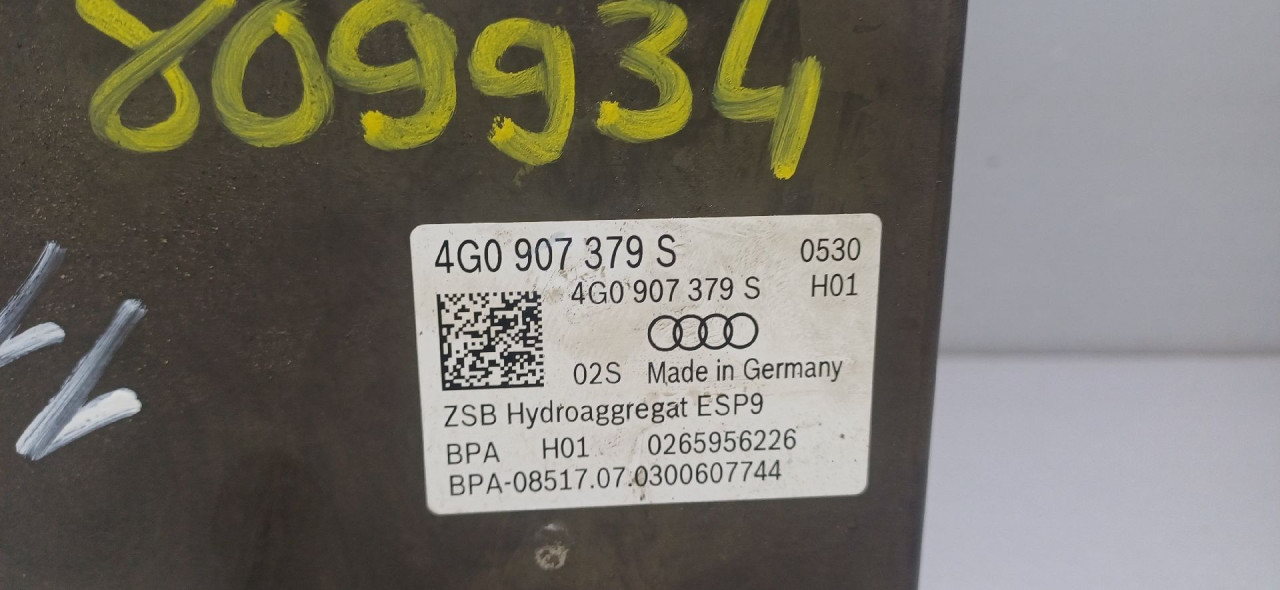 ABS ELEKTRONIKA AUDI A7 > 14 - 18 4G0907379S 4G0614517A