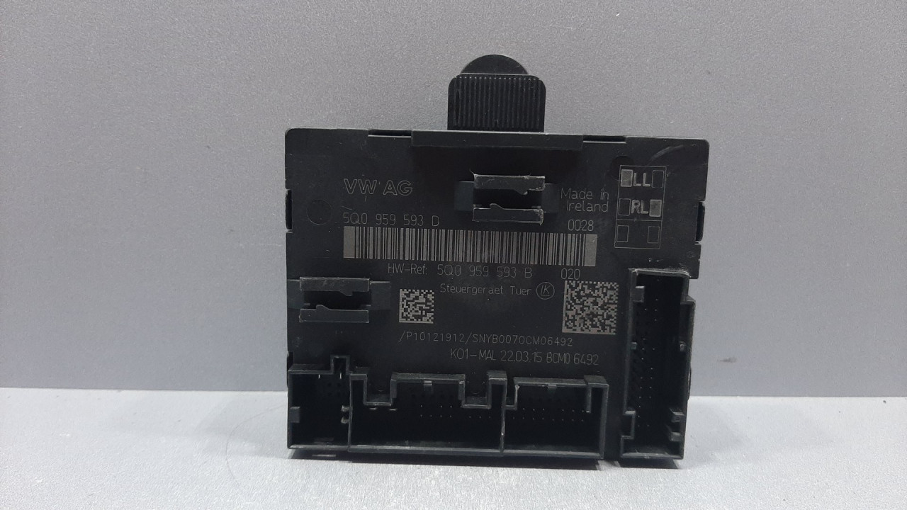 KOMFORT ELEKTRONIKA AUDI A3 (8V1/8VA) > 12-16 5Q0959593
