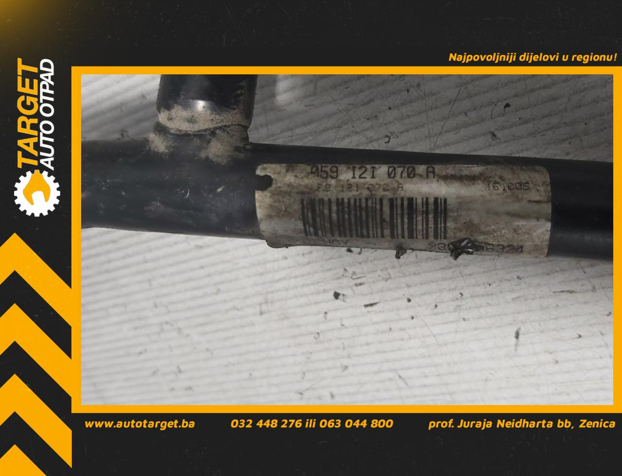 DIJELOVI CRIJEVO AUDI A5 (8T3/8F7) COUPE > 07-11 3.0 059121070A
