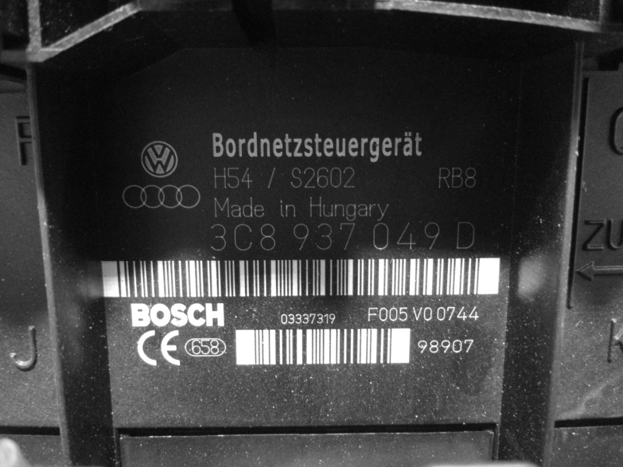 ELEKTRONIKA MODUL VW PASSAT B6 > 05-10 3C8937049D