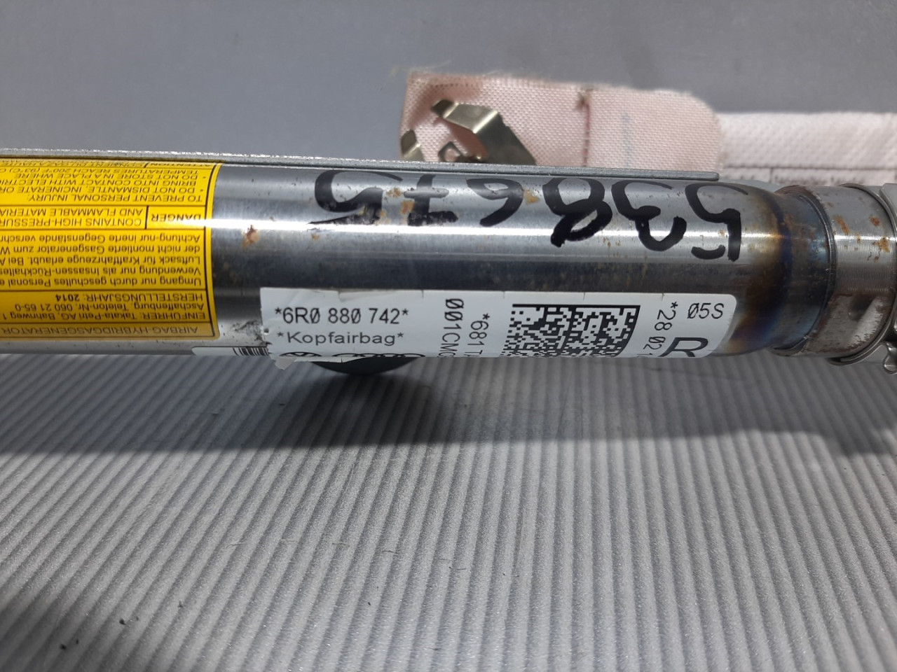 DIJELOVI KROVNI AIRBAG VW POLO > 09-14 6R0880742