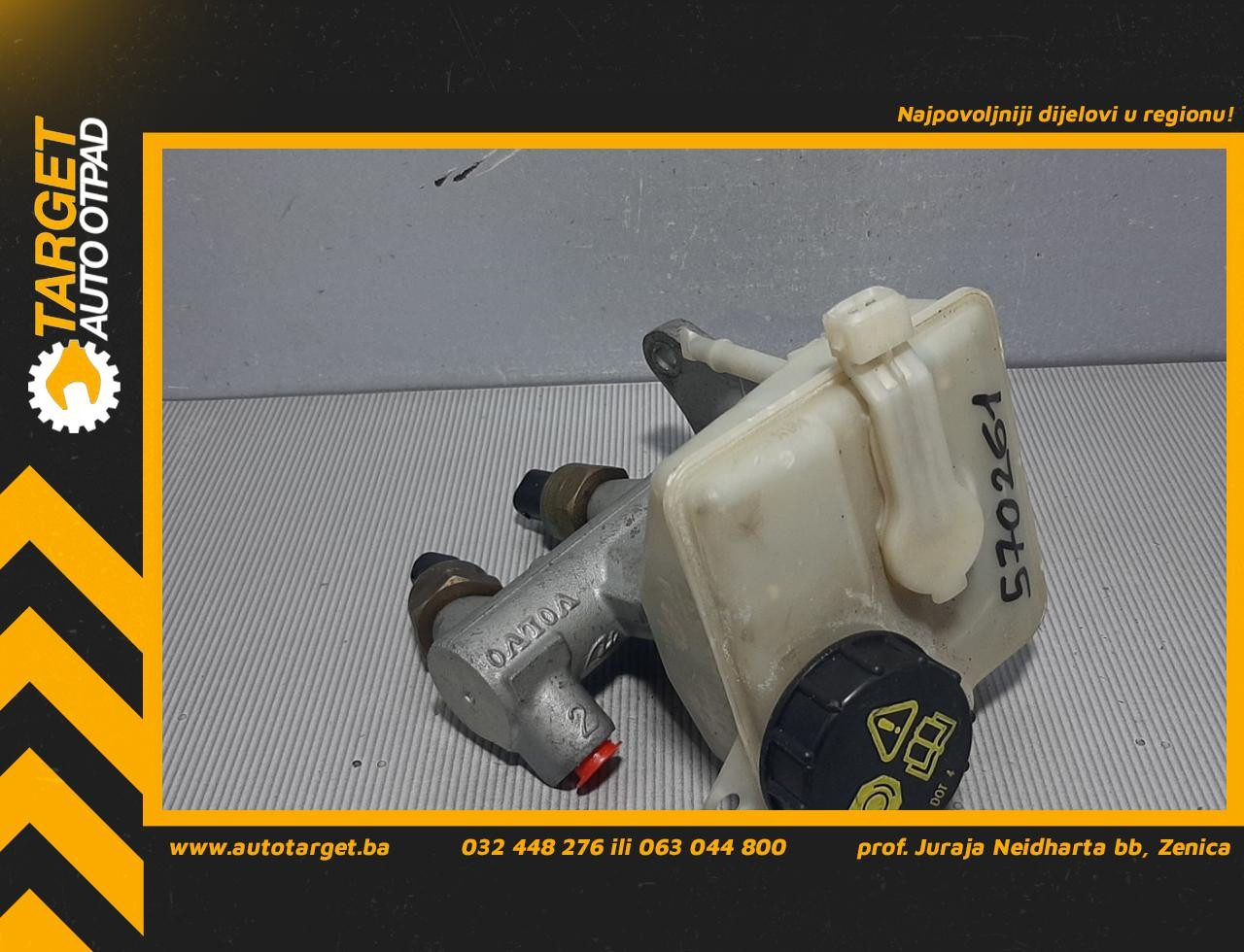 DIJELOVI GLAVNI KOCIONI CILINDAR VOLVO S60 > 05-10 2.4 8646009