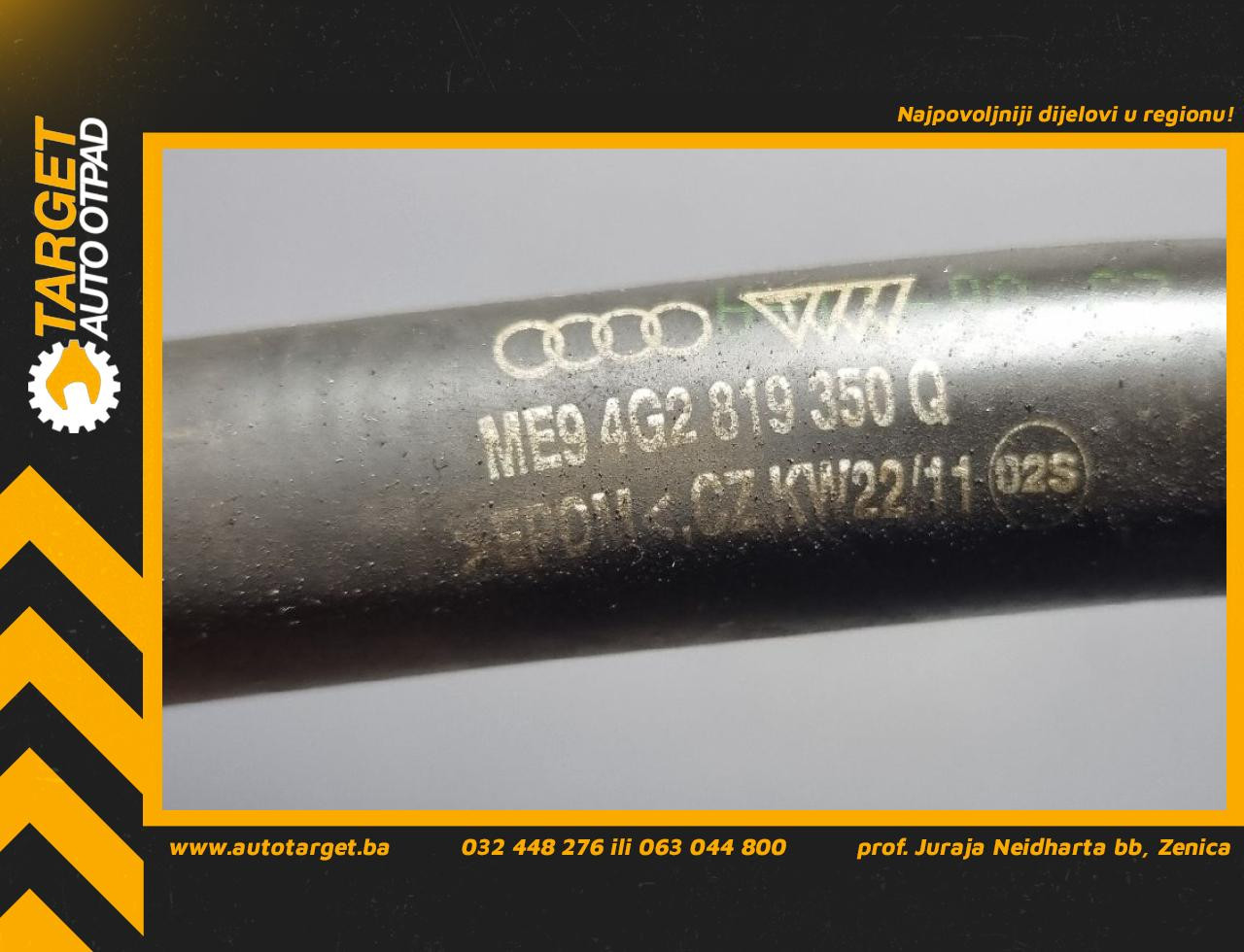 DIJELOVI CRIJEVO AUDI A6 4G > 11-14 2.0 4G2819350Q