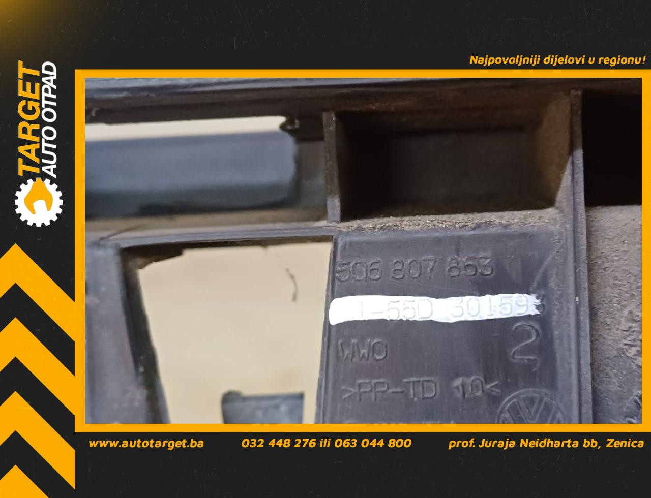 DIJELOVI NOSAC ZADNJEG BRANIKA VW GOLF 7 > 12-16 2.0 5Q6807863