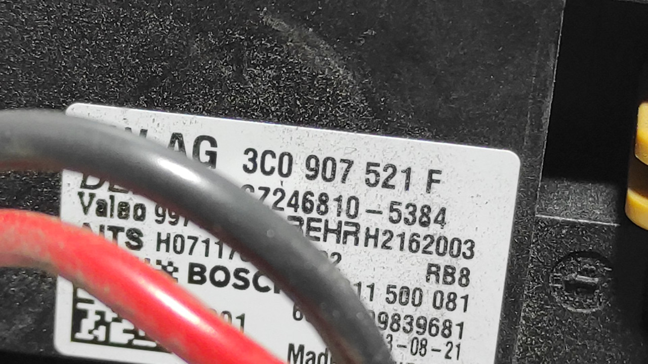 ELEKTRONIKA REOSTAT AUDI A3 > 08-12 3C0907521F