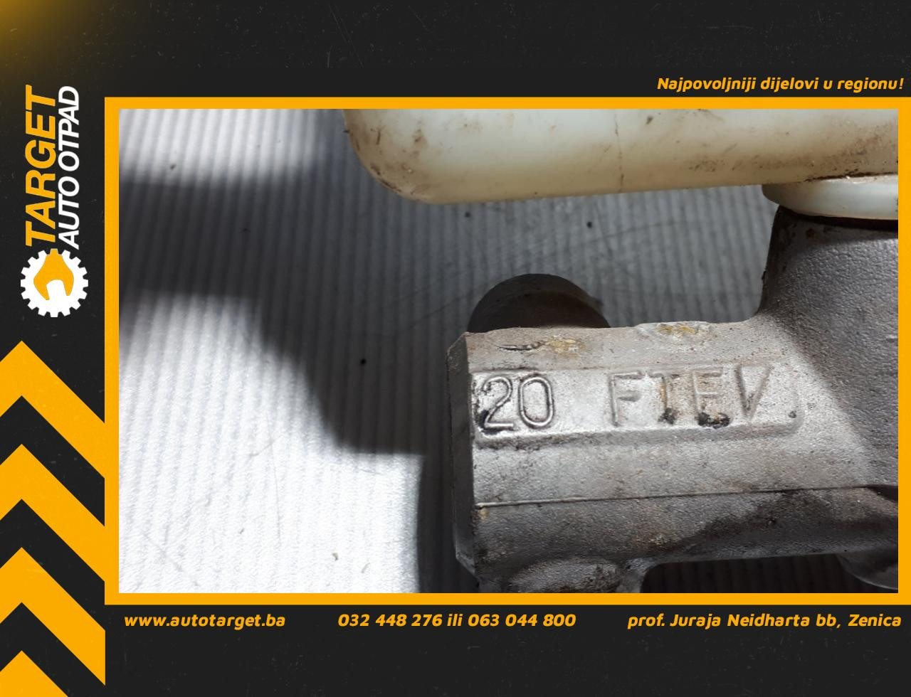DIJELOVI GLAVNI KOCIONI CILINDAR VW POLO > 01-05 20FTE7