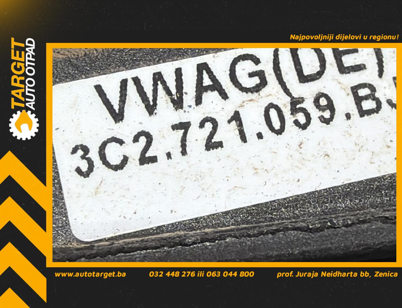 DIJELOVI PAPUCICA KVACILA VW PASSAT B7 > 10-14 3C2721059BJ