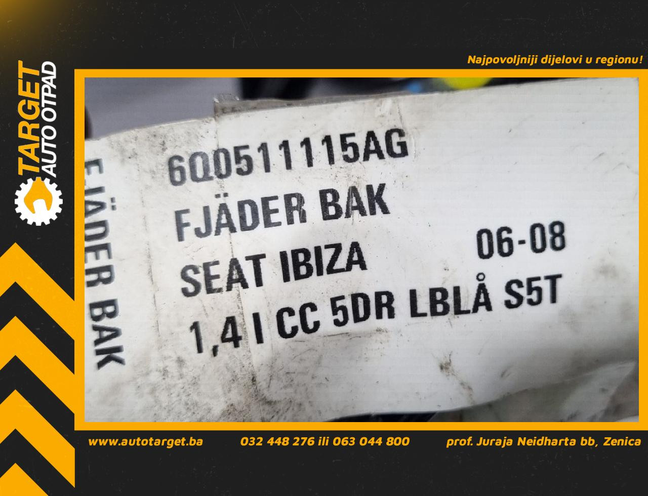DIJELOVI OPRUGA AMORTIZERA SKODA FABIA > 07-10 6Q0511115AG