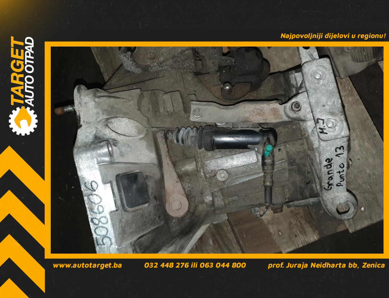 DIJELOVI MJENJAC FIAT GRANDE PUNTO > 05-09 1.3