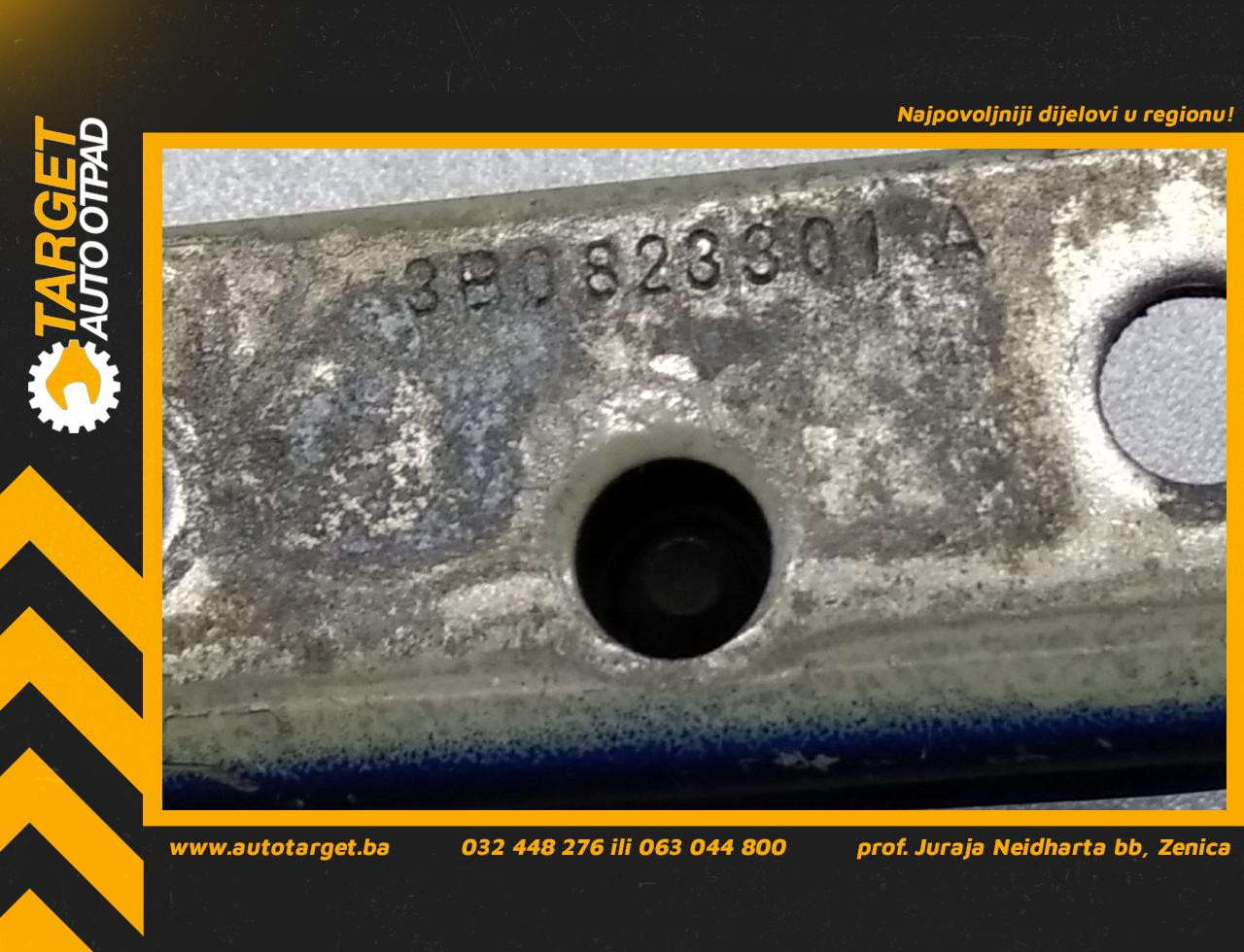 DIJELOVI SKARE OD HAUBE VW PASSAT B5 > 00-05 3B0823301A