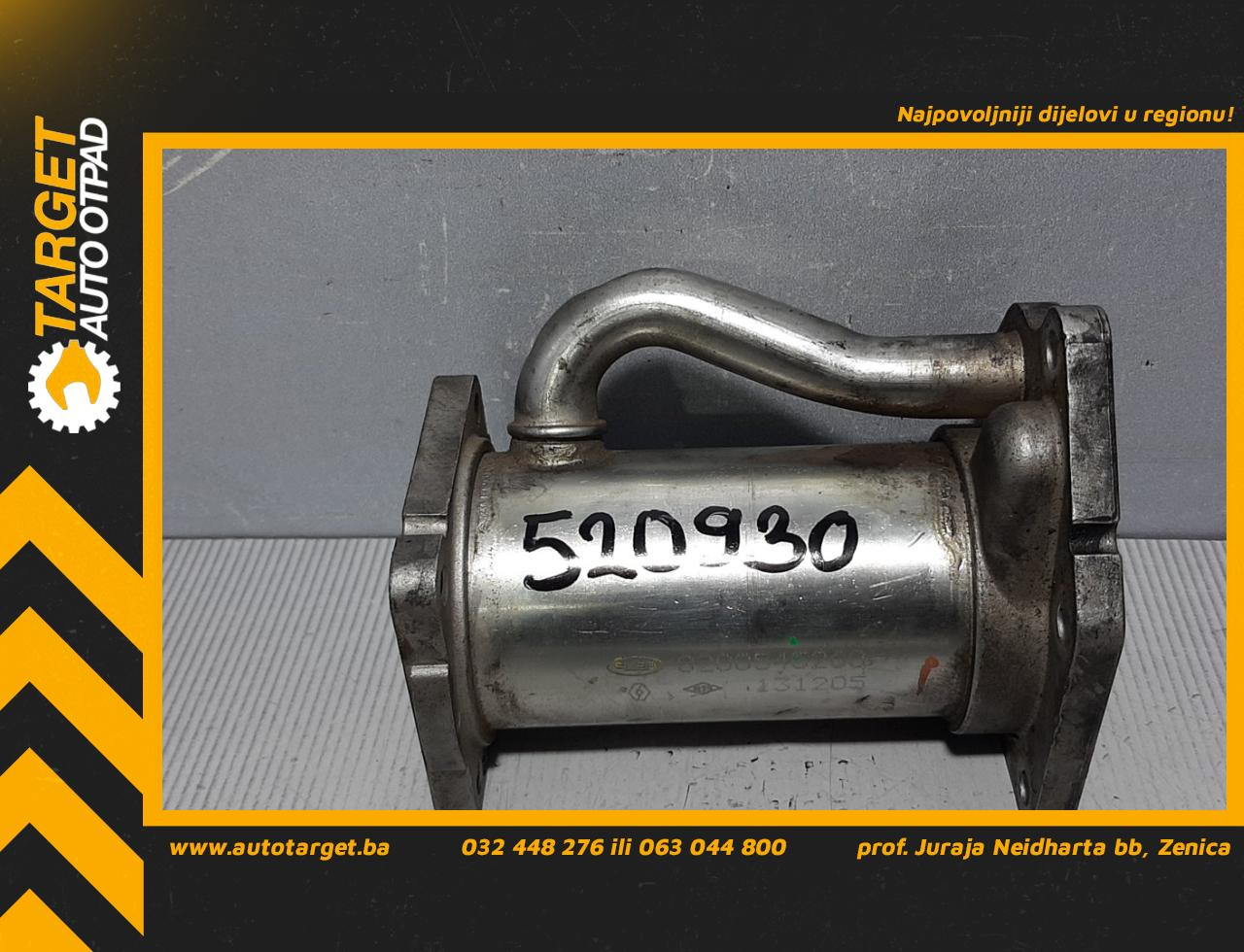HLADNJAK EGR VENTILA RENAULT MEGANE > 06-08 8200545260