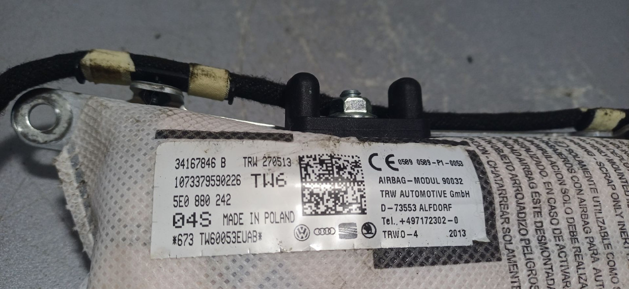 AIRBAG SJEDISTA SKODA OCTAVIA > 13-16 5E0880242