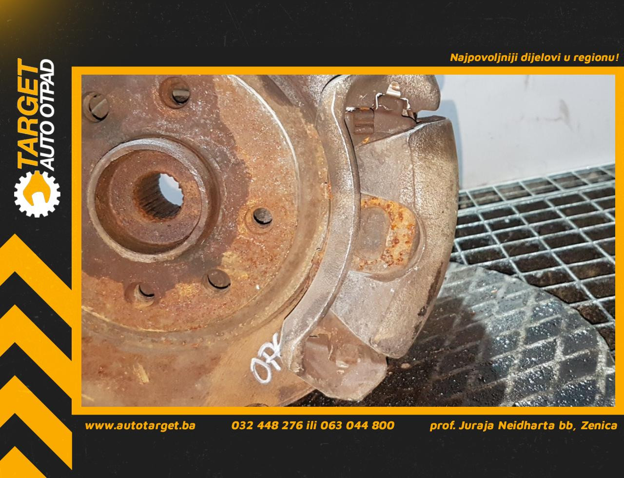 DIJELOVI KOCIONA KLJESTA OPEL CORSA C > 03-06