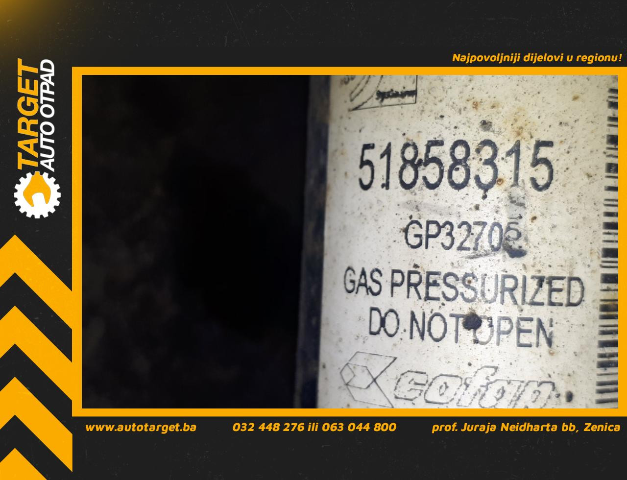 DIJELOVI AMORTIZER FIAT QUBO > 08-16 51858315