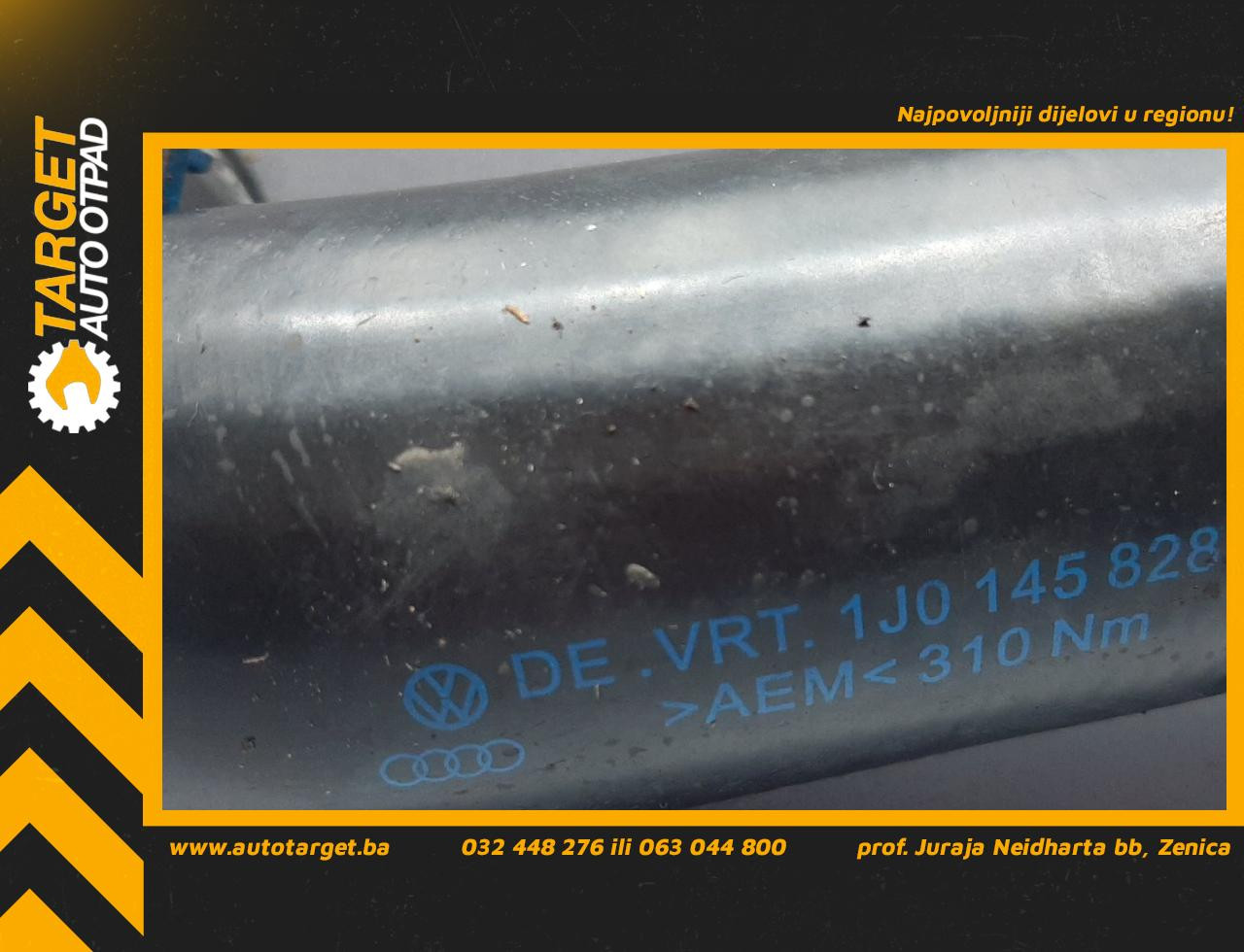 DIJELOVI CRIJEVO TURBINE VW GOLF 4 > 97-03 1J0145828D
