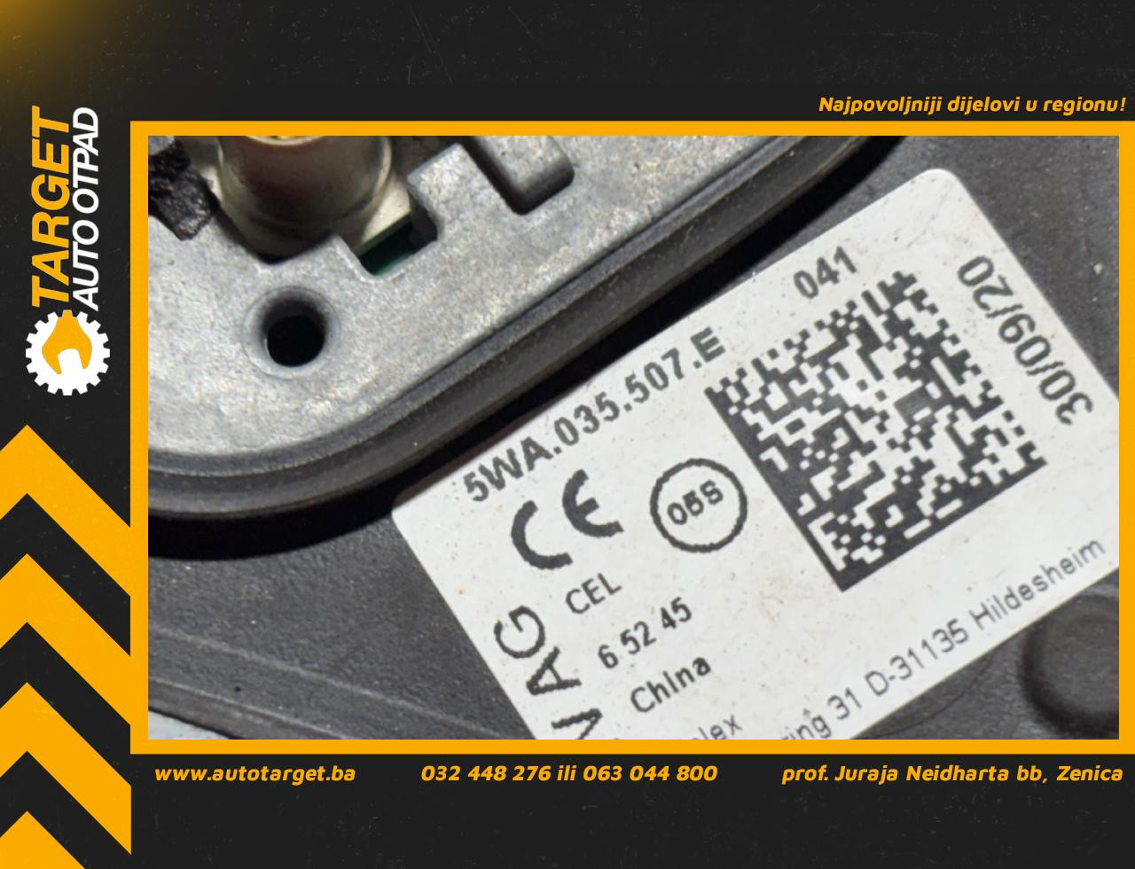 DIJELOVI ANTENA VW GOLF 8 > 19- 1.5 5WA035507E
