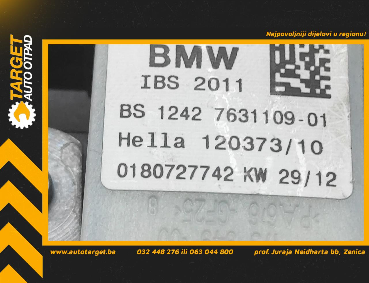 DIJELOVI KLEMA BMW SERIJA 3 (F30/F31) > 11-14 2.0 7631109