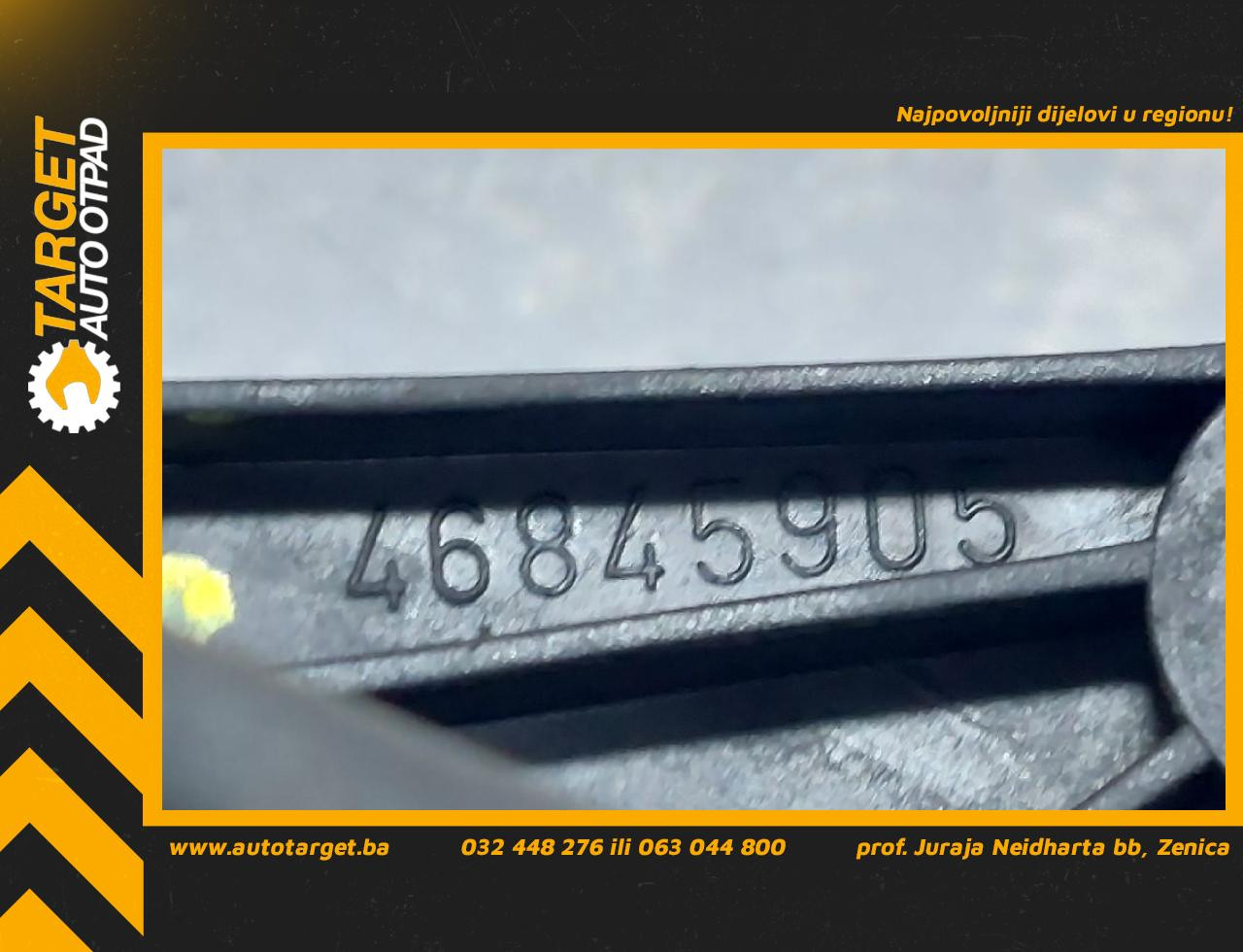 DIJELOVI VAKUM BOCA ALFA ROMEO GT > 03-10 46845905