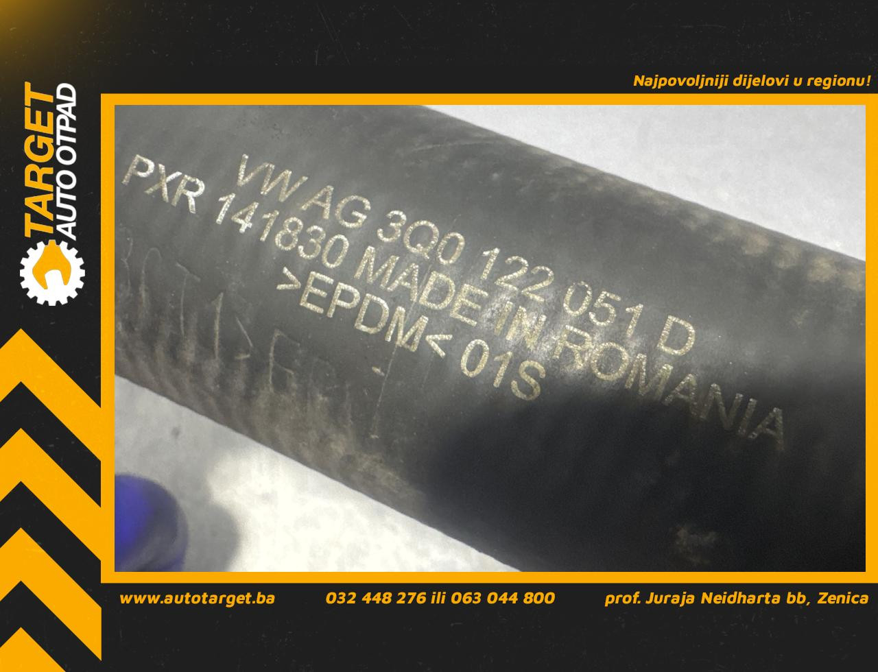 DIJELOVI CRIJEVO VW PASSAT B8 > 14-19 2.0 3Q0122051D
