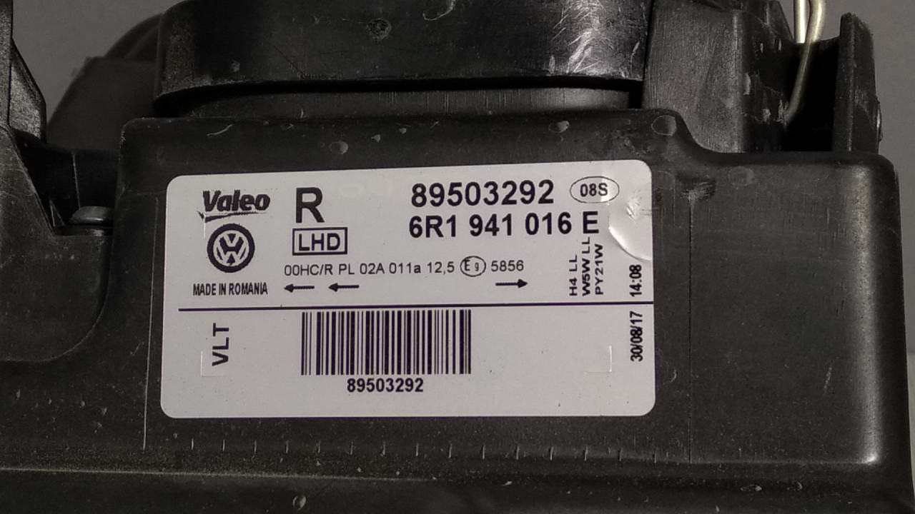 DIJELOVI FAR VW POLO > 09-14 6R1941016E