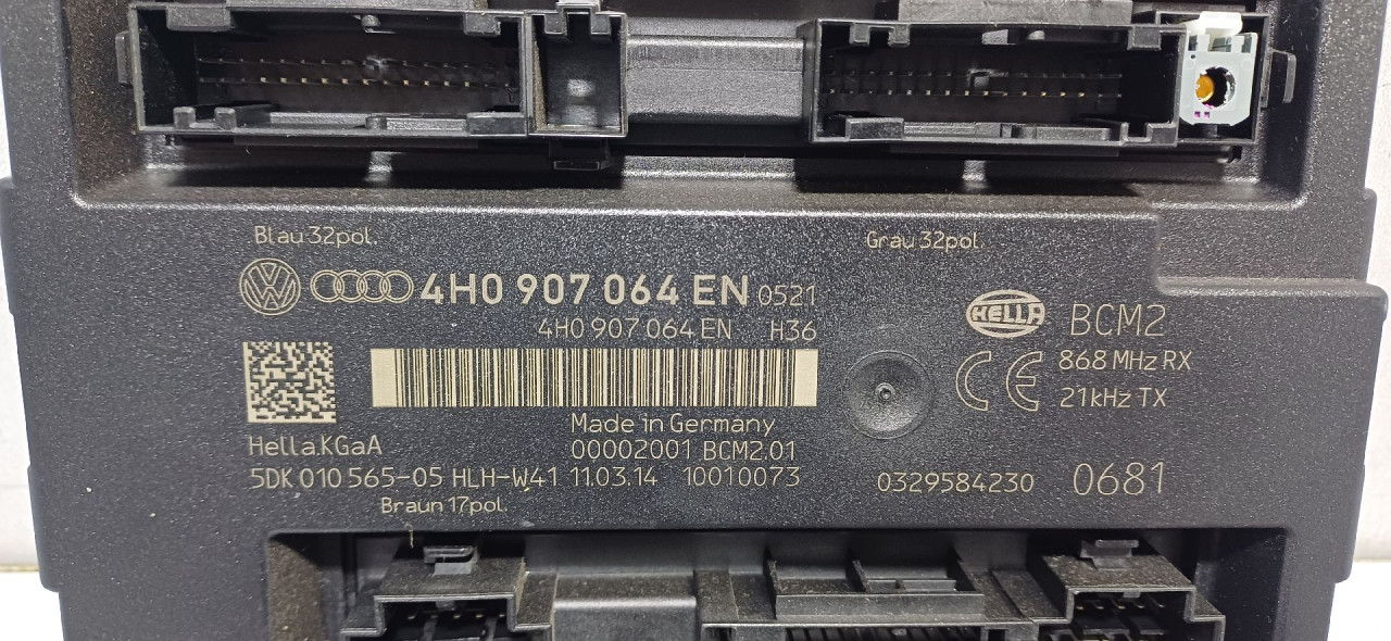 BCM ELEKTRONIKA AUDI A6 4G > 14-18 4H0907064EN
