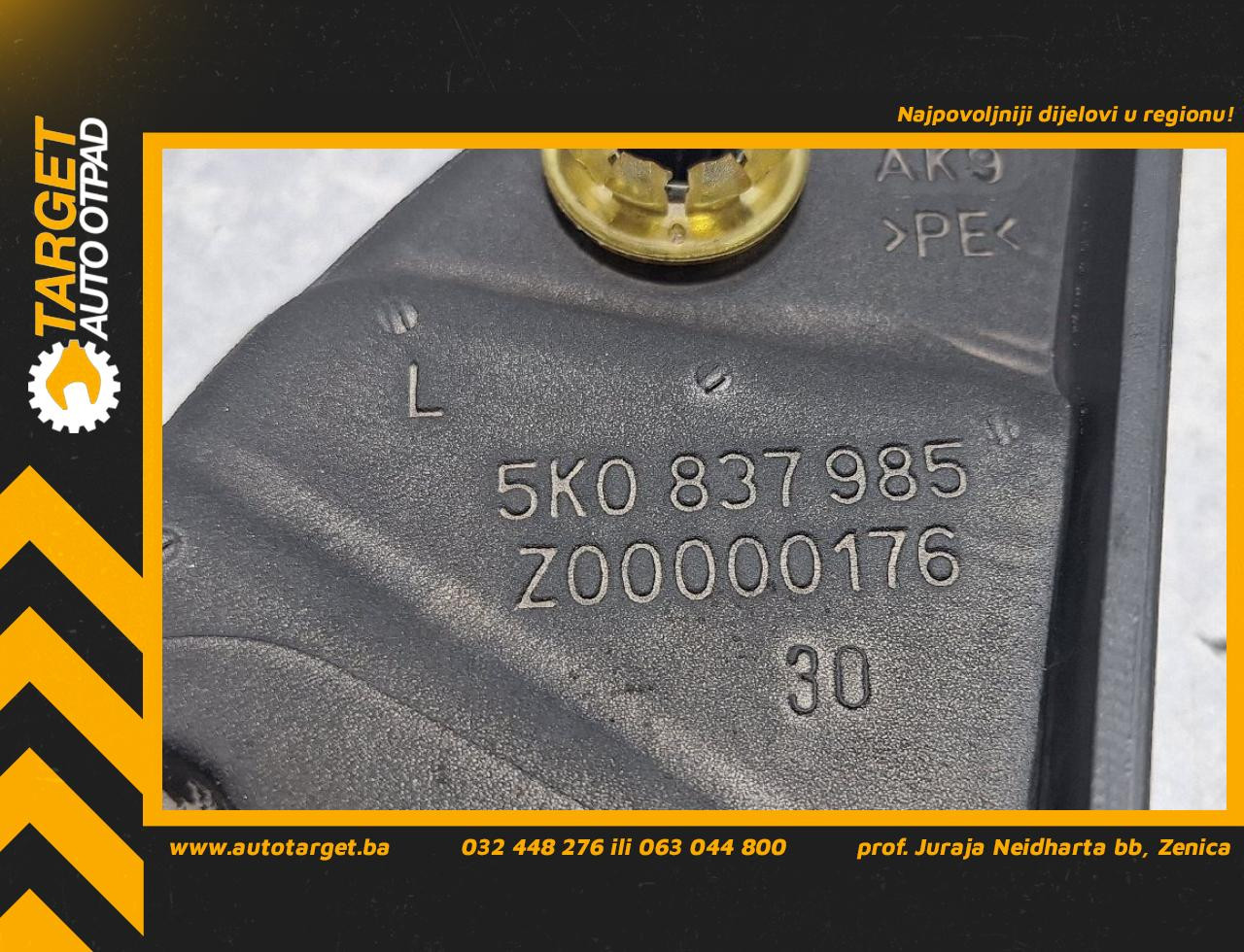 DIJELOVI ZVUCNIK AUDI Q5 > 08-11 2.0 5K0837985