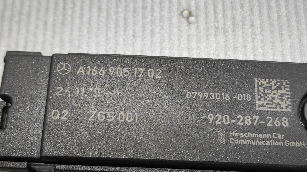 ANTENA MERCEDES GLE (C292) > 15- A1669051702