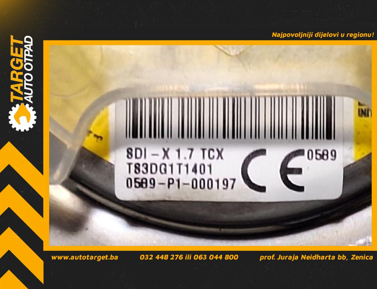 DIJELOVI AIRBAG SUVOZACA MAZDA 6 > 13-16 2.2 0589P1000197
