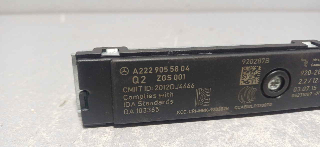ANTENA MERCEDES GLE (C292) > 15- A2229055804