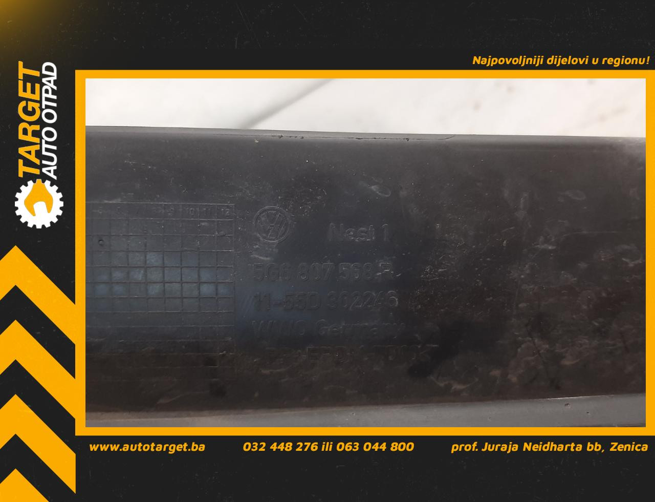 DIJELOVI DIFUZOR ZADNJI VW GOLF 7 > 12-16 5G6807568R