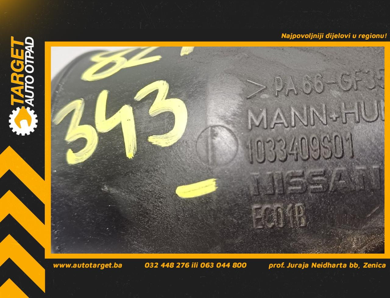 DIJELOVI CRIJEVO NISSAN NAVARA PATHFINDER > 05-09 2.5 1033409S01