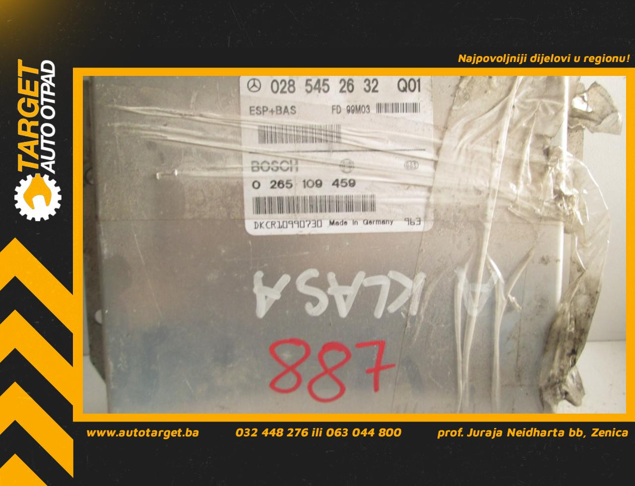 ELEKTRONIKA ESP MERCEDES A KLASA (W169) > 04-07 0285452632 026510