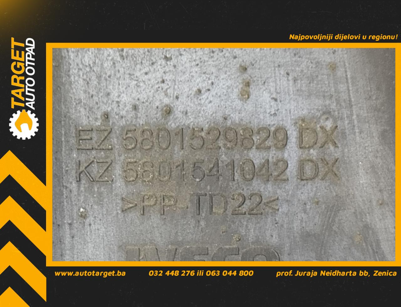 DIJELOVI PLASTIKA BRANIKA IVECO DAILY > 14- 2.3 5801529829