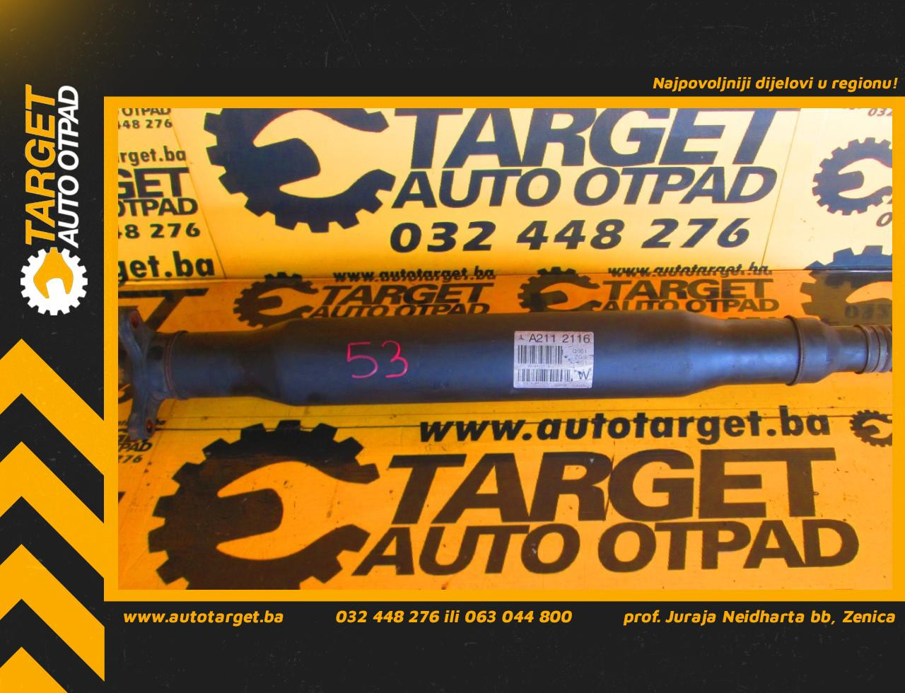 DIJELOVI KARDAN MERCEDES E KLASA (W211) > 02-07