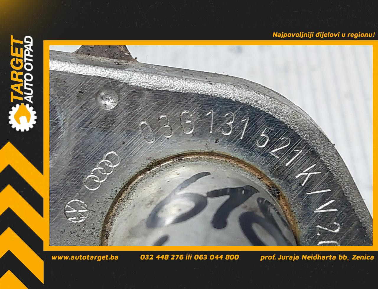 DIJELOVI CRIJEVO EGRA AUDI A4 (B7) > 04-07 2.0 03G131521K