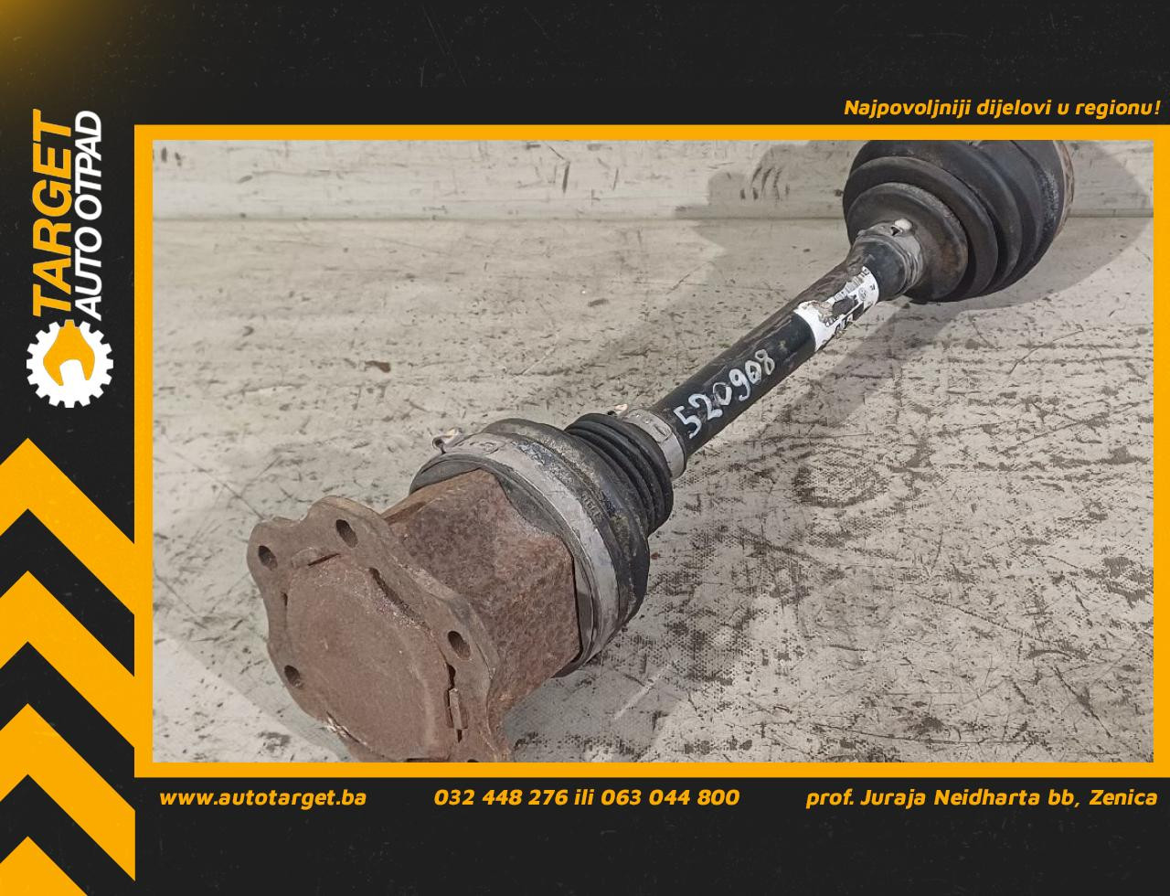 DIJELOVI POLUOSOVINA AUDI A6 4G > 14-18 4G0407271D
