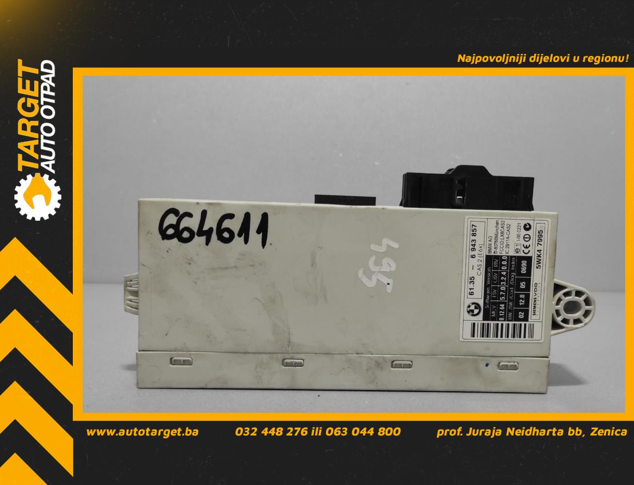 ELEKTRONIKA MODUL BMW SERIJA 5 (E60/E61) > 03-07 6943857