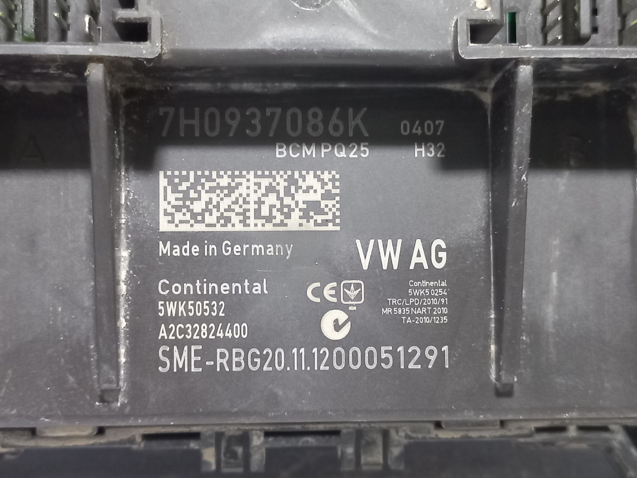 DIJELOVI BCM ELEKTRONIKA VW T5 > 09-15 7H0937086K