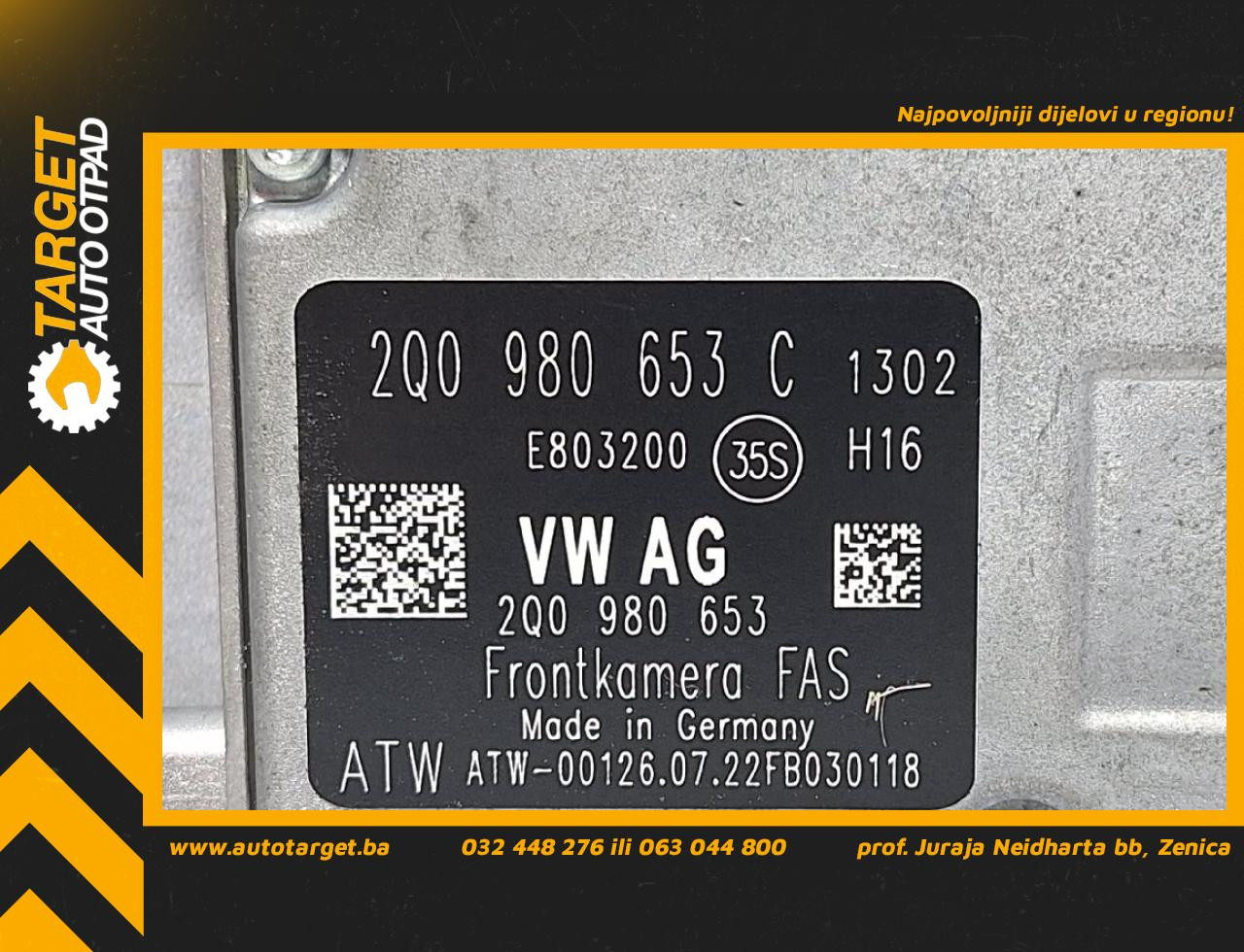 DIJELOVI KAMERA AUDI Q3 > 18- 2.0 2Q0980653C
