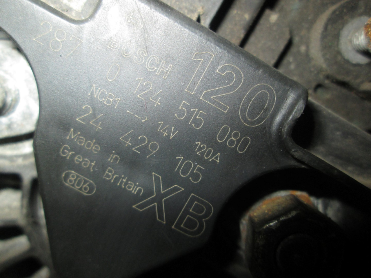 ALTERNATOR OPEL VECTRA C > 02-05 0124515080
