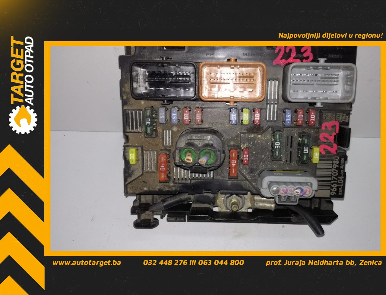 ELEKTRONIKA MODUL PEUGEOT 307 > 01-05 9661707980
