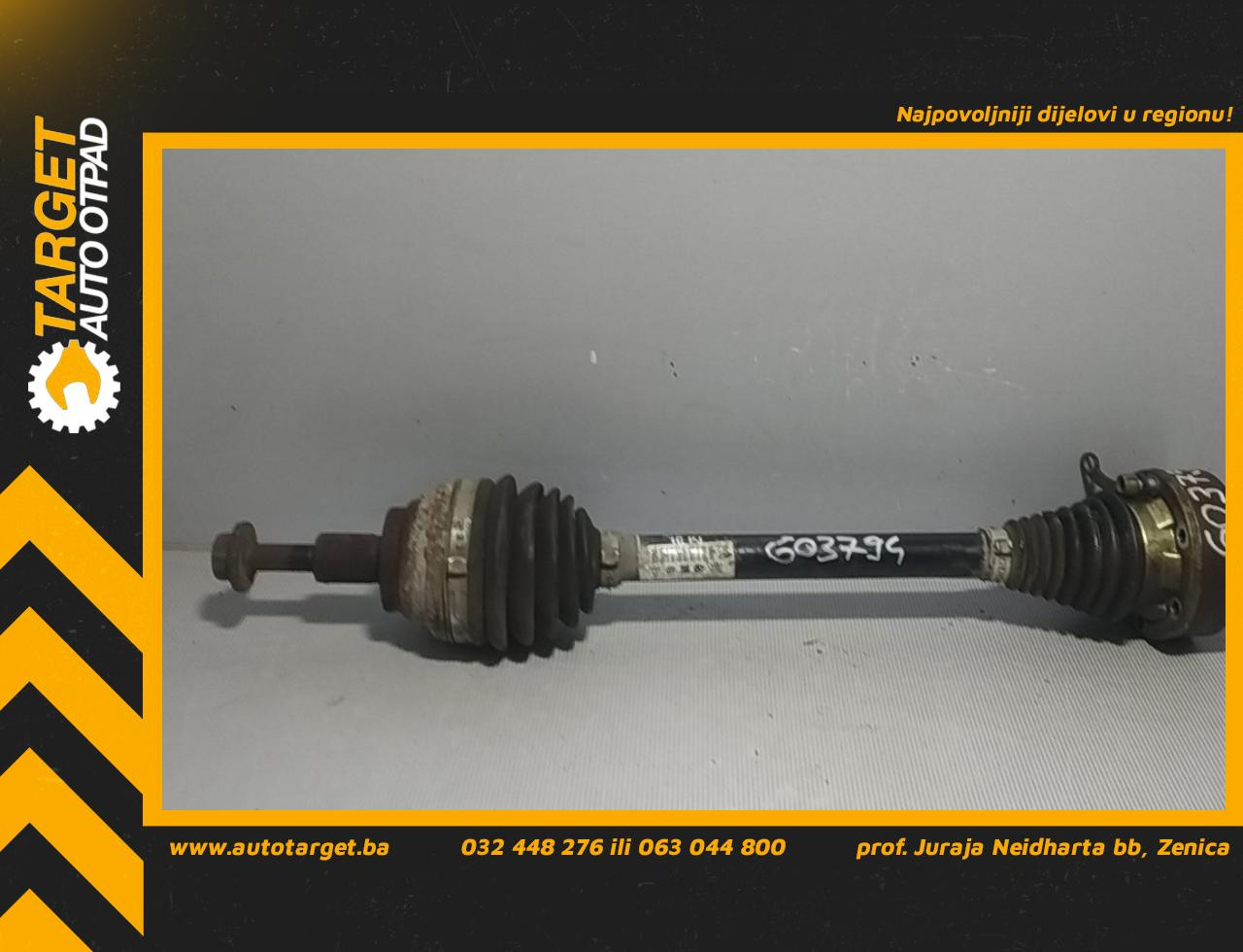 DIJELOVI POLUOSOVINA VW GOLF 6 > 08-12 1.6 1K0407271CP