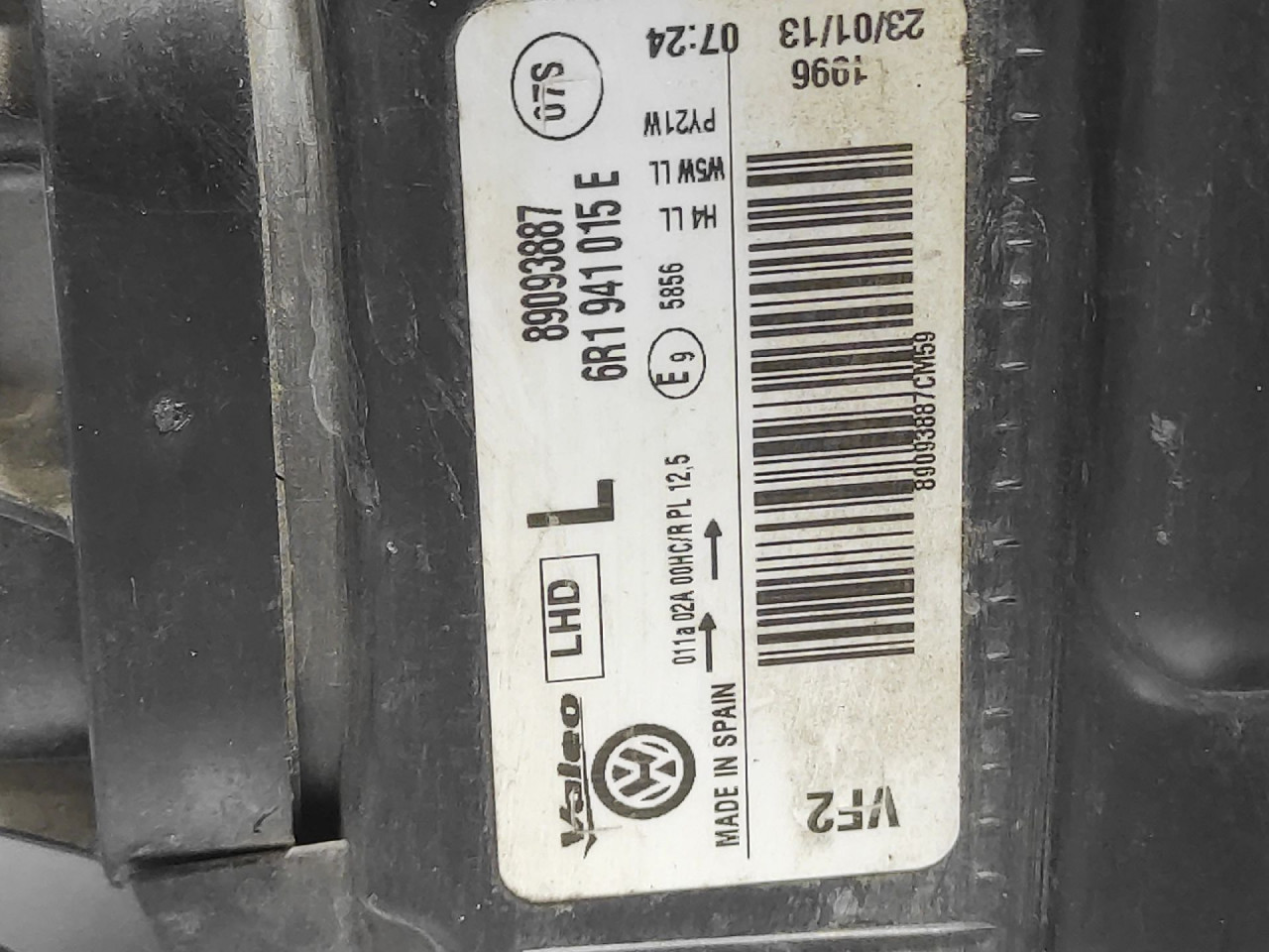 DIJELOVI FAR VW POLO > 09-14 6R1941015E